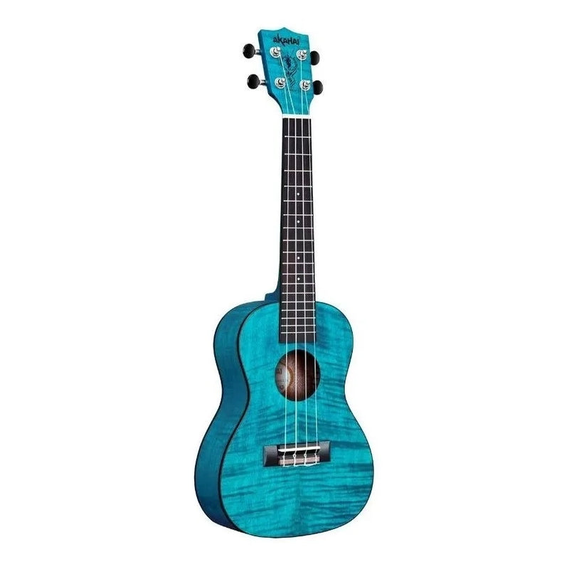 Ukulele Acústico Akahai KFB-23 Concert – Mogno Flamejado