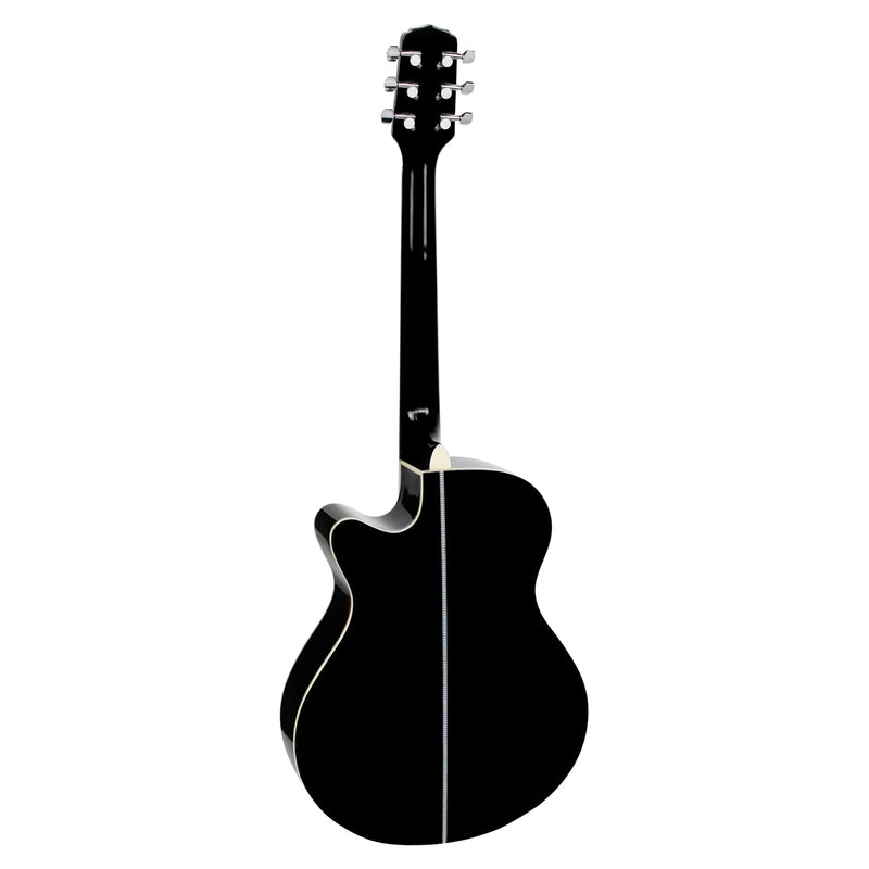 Violão Eletroacústico Giannini GSF-1D CEQ BK – Aço, Equalizador e Afinador | Linha Performance